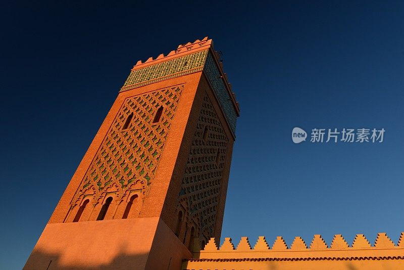 清真寺De La Kasbah，马拉喀什，摩洛哥，非洲。